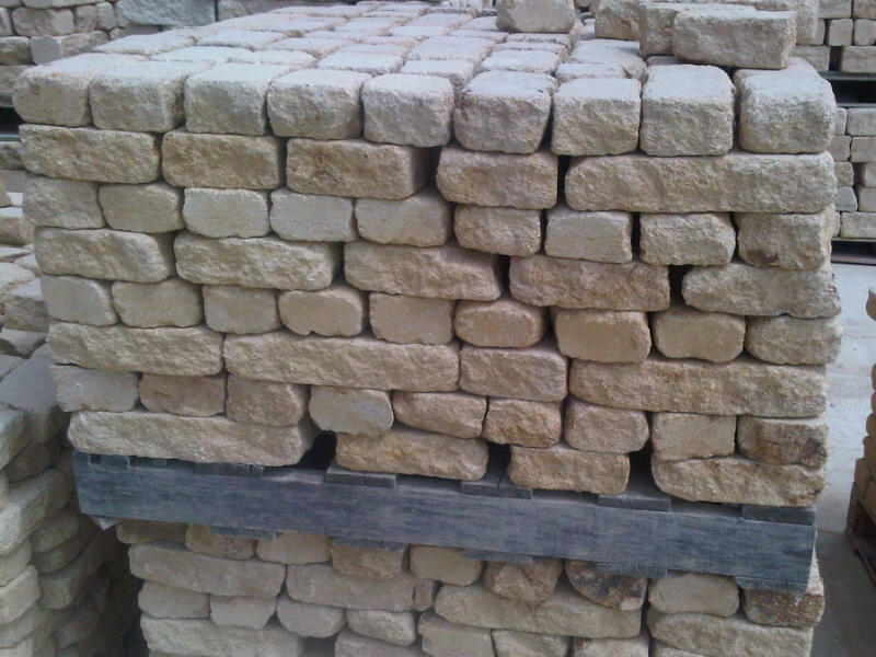 Natural English Stone. Tumbled 90mm