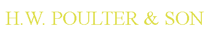 HW Poulter and son. Antique and period fireplaces